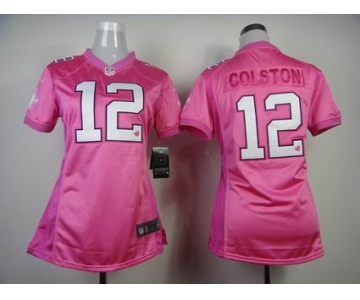 nike women nfl jerseys new orleans saints #12 colston pink[nike love]