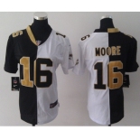 nike women nfl jerseys new orleans saints #16 moore white-black[ split]