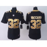 nike women nfl jerseys new orleans saints #32 vaccaro black[nike][vaccaro]