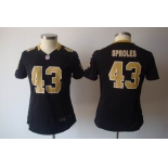 nike women nfl jerseys new orleans saints #43 sproles black[nike]