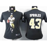 nike women nfl jerseys new orleans saints #43 sproles black[portrait fashion]