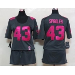 nike women nfl jerseys new orleans saints #43 sproles dk.grey[breast cancer awareness]