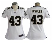 nike women nfl jerseys new orleans saints #43 sproles white[nike]