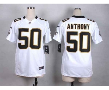 nike women nfl jerseys new orleans saints #50 anthony white[nike]