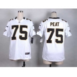 nike women nfl jerseys new orleans saints #75 peat white[nike]