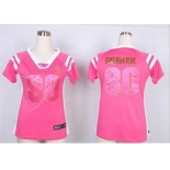 nike women nfl jerseys new orleans saints #80 graham pink[fashion Rhinestone sequins]