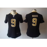 nike women nfl jerseys new orleans saints #9 brees black[nike]