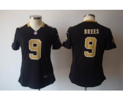 nike women nfl jerseys new orleans saints #9 brees black[nike]