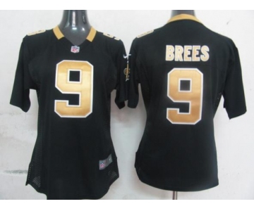 nike women nfl jerseys new orleans saints #9 brees black[nike]