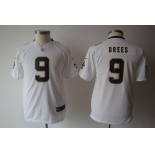 nike women nfl jerseys new orleans saints #9 brees white[nike]