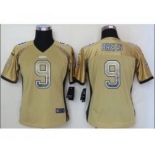 nike women nfl jerseys new orleans saints #9 drew brees gold[Elite drift fashion]