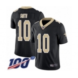 Youth New Orleans Saints #10 Tre'Quan Smith Black Team Color Vapor Untouchable Limited Player 100th Season Football Jersey