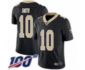 Youth New Orleans Saints #10 Tre'Quan Smith Black Team Color Vapor Untouchable Limited Player 100th Season Football Jersey