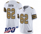 Youth New Orleans Saints #62 Nick Easton Limited White Rush Vapor Untouchable 100th Season Football Jersey