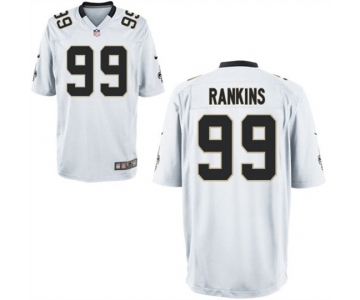 Youth New Orleans Saints #99 Sheldon Rankins White Game Jersey