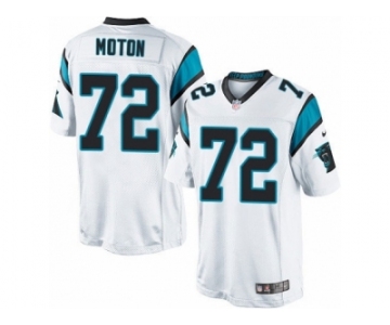 Youth Nike Carolina Panthers #72 Taylor Moton Limited White NFL Jersey