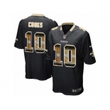 Youth Nike New Orleans Saints #10 Brandin Cooks Limited Black Strobe NFL Jersey