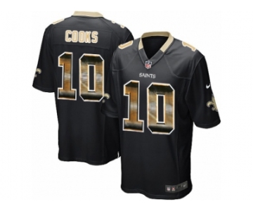 Youth Nike New Orleans Saints #10 Brandin Cooks Limited Black Strobe NFL Jersey