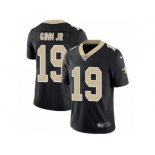 Youth Nike New Orleans Saints #19 Ted Ginn Jr Black Team Color Vapor Untouchable Limited Player NFL Jersey