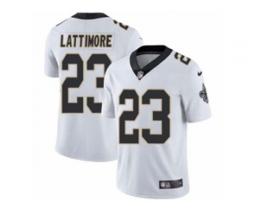 Youth Nike New Orleans Saints #23 Marshon Lattimore Vapor Untouchable Limited White NFL Jersey