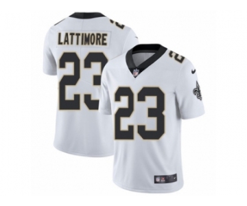 Youth Nike New Orleans Saints #23 Marshon Lattimore White Vapor Untouchable Limited Player NFL Jersey