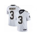 Youth Nike New Orleans Saints #3 Bobby Hebert Vapor Untouchable Limited White NFL Jersey