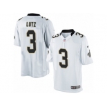 Youth Nike New Orleans Saints #3 Will Lutz Limited White NFL Jersey