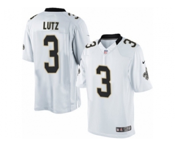 Youth Nike New Orleans Saints #3 Will Lutz Limited White NFL Jersey