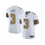 Youth Nike New Orleans Saints #3 Will Lutz Limited White Rush NFL Jersey