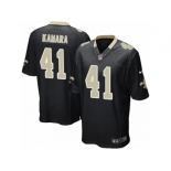 Youth Nike New Orleans Saints #41 Alvin Kamara Game Black Team Color NFL Jersey