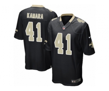 Youth Nike New Orleans Saints #41 Alvin Kamara Game Black Team Color NFL Jersey