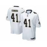 Youth Nike New Orleans Saints #41 Alvin Kamara Game White NFL Jersey