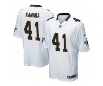 Youth Nike New Orleans Saints #41 Alvin Kamara Game White NFL Jersey