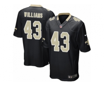 Youth Nike New Orleans Saints #43 Marcus Williams Game Black Team Color NFL Jersey