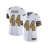 Youth Nike New Orleans Saints #44 Hau'oli Kikaha Limited White Rush NFL Jersey