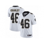 Youth Nike New Orleans Saints #46 Ken Crawley Vapor Untouchable Limited White NFL Jersey