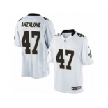 Youth Nike New Orleans Saints #47 Alex Anzalone Limited White NFL Jerseyv