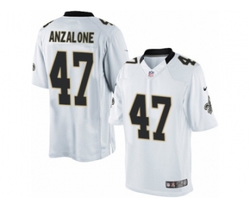 Youth Nike New Orleans Saints #47 Alex Anzalone Limited White NFL Jerseyv