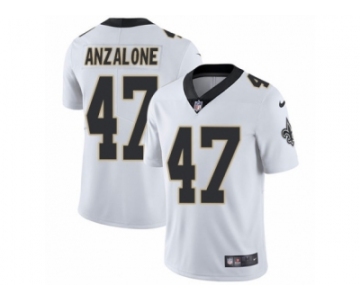 Youth Nike New Orleans Saints #47 Alex Anzalone Vapor Untouchable Limited White NFL Jersey