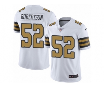 Youth Nike New Orleans Saints #52 Craig Robertson Limited White Rush NFL Jersey