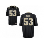 Youth Nike New Orleans Saints #53 A.J. Klein Game Black Team Color NFL Jersey