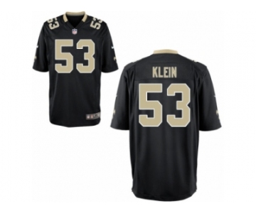 Youth Nike New Orleans Saints #53 A.J. Klein Game Black Team Color NFL Jersey