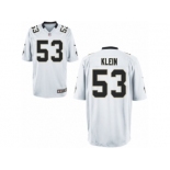 Youth Nike New Orleans Saints #53 A.J. Klein Game White NFL Jersey