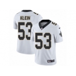 Youth Nike New Orleans Saints #53 A.J. Klein White Vapor Untouchable Limited Player NFL Jersey