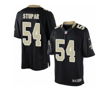 Youth Nike New Orleans Saints #54 Nate Stupar Limited Black Team Color NFL Jersey