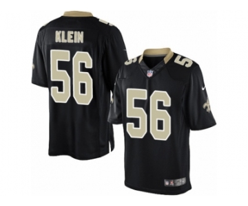 Youth Nike New Orleans Saints #56 A.J. Klein Limited Black Team Color NFL Jersey