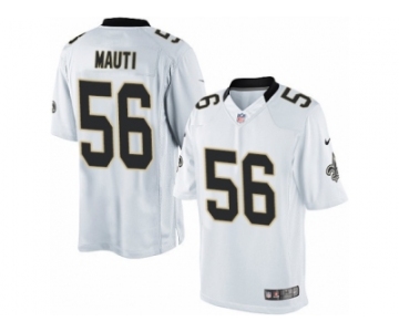 Youth Nike New Orleans Saints #56 Michael Mauti Limited White NFL Jersey