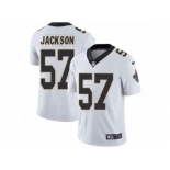 Youth Nike New Orleans Saints #57 Rickey Jackson Vapor Untouchable Limited White NFL Jersey