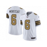 Youth Nike New Orleans Saints #6 Thomas Morstead Limited White Rush NFL Jersey