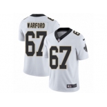 Youth Nike New Orleans Saints #67 Larry Warford White Vapor Untouchable Limited Player NFL Jersey